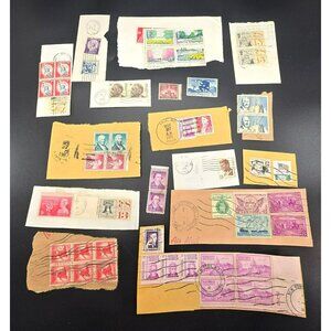 Vintage United States Postage Stamp Collection Assorted Designs Mixed Lot LI3042